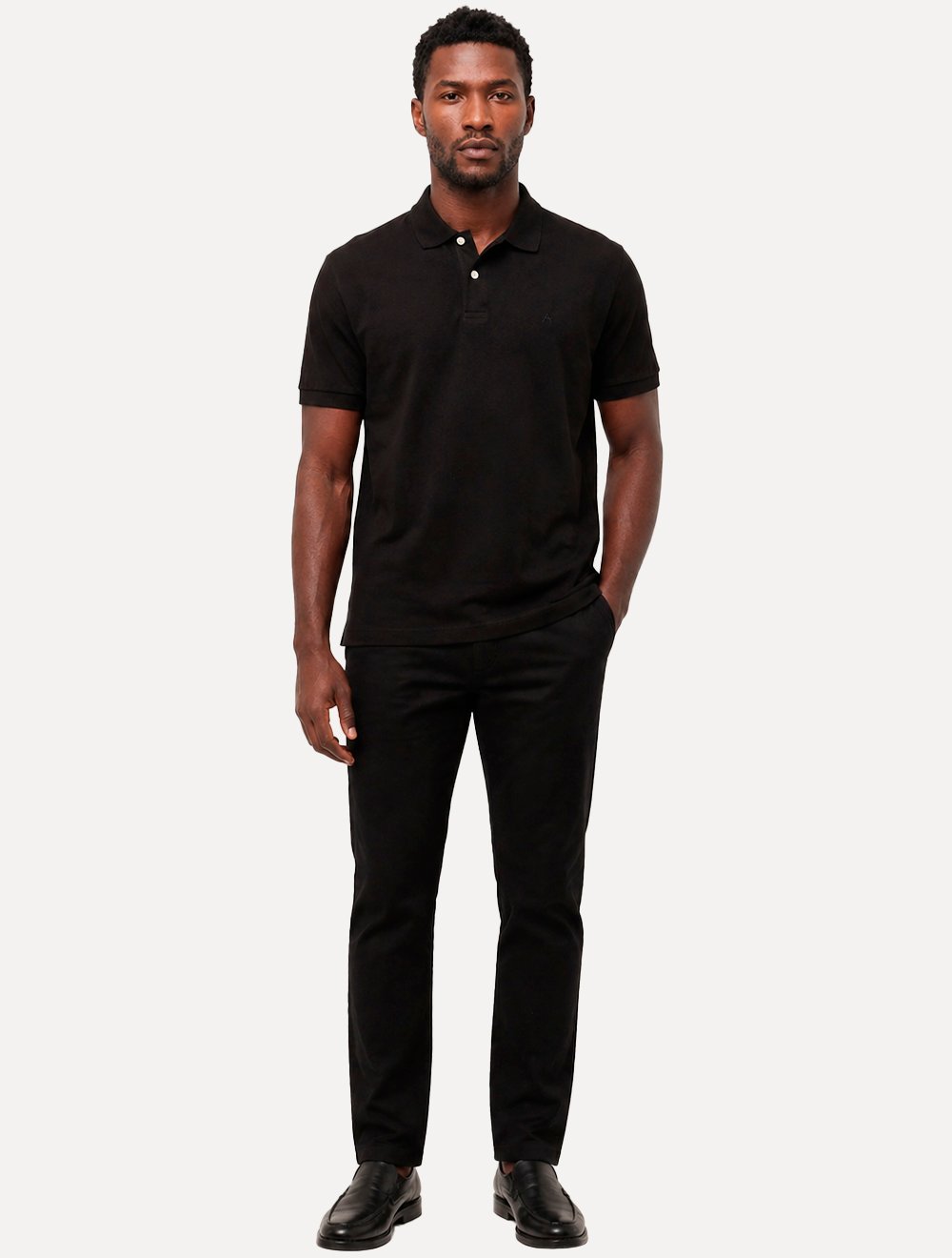 Polo Aramis Masculina Regular Basic Piquet Surton Dark Logo Preto