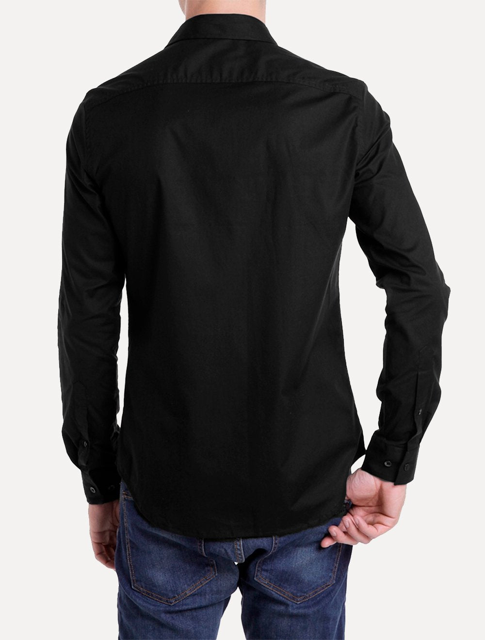 Camisa John John Masculina New Straight Preta