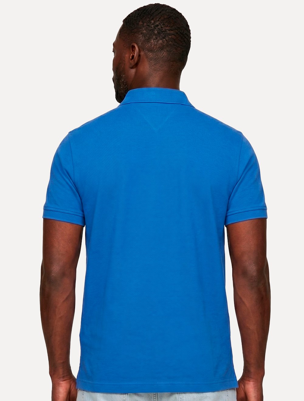 Polo Tommy Hilfiger Masculina Regular Piquet 1985 Orbit Azul