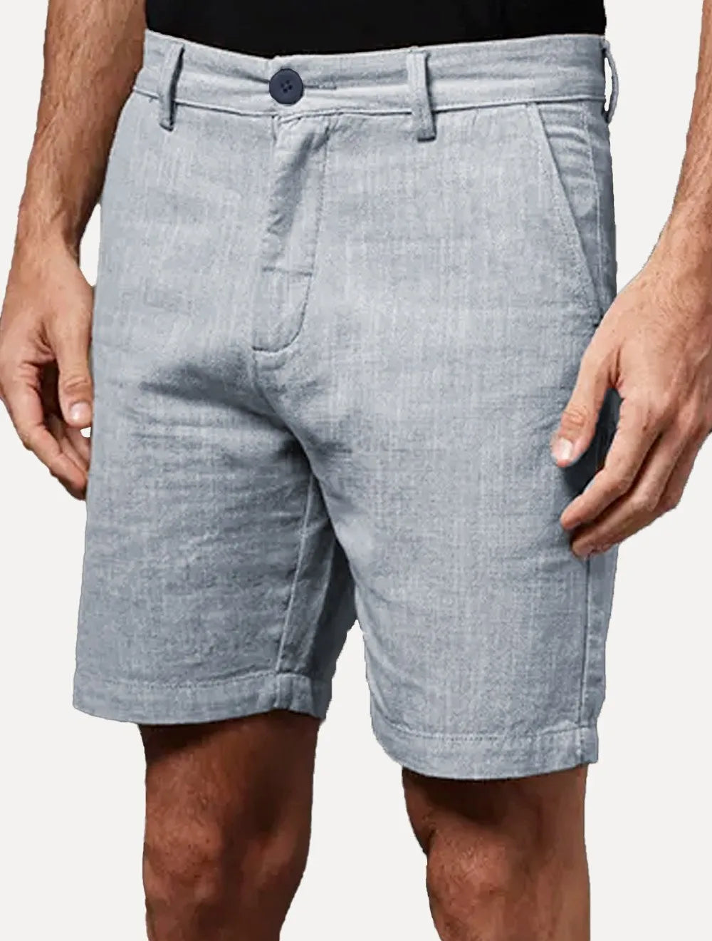 Bermuda Calvin Klein Jeans Masculina Chino Azul Claro Mescla