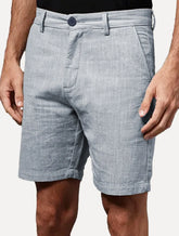 Bermuda Calvin Klein Jeans Masculina Chino Azul Claro Mescla