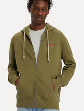 Moletom Levis Masculino Full Zip Hoodie Icon Verde Oliva