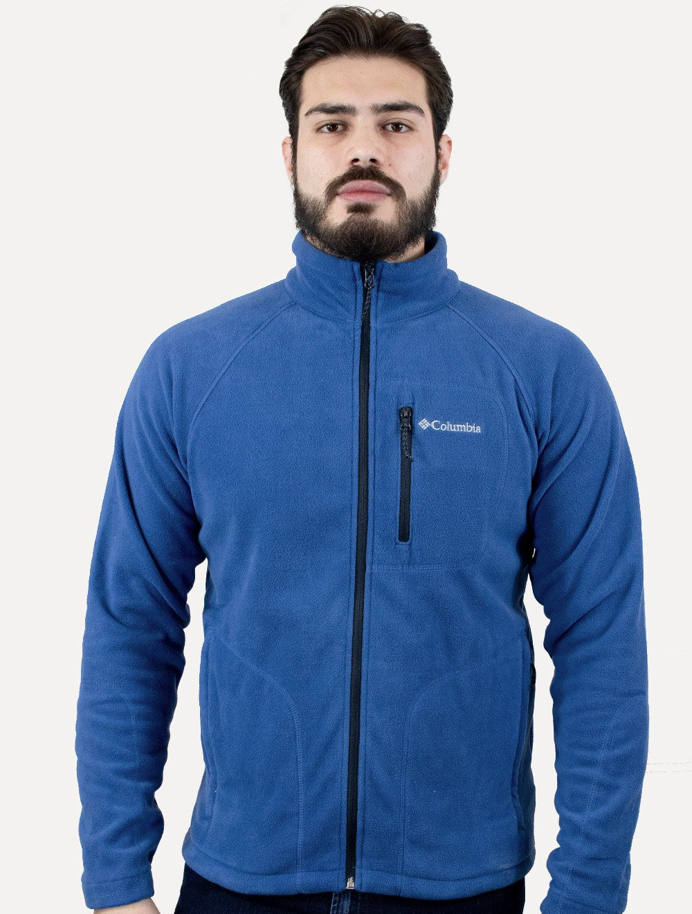 Jaqueta Columbia Fleece Fast Trek II Full Zip Azul