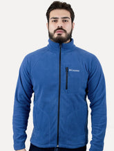 Jaqueta Columbia Fleece Fast Trek II Full Zip Azul