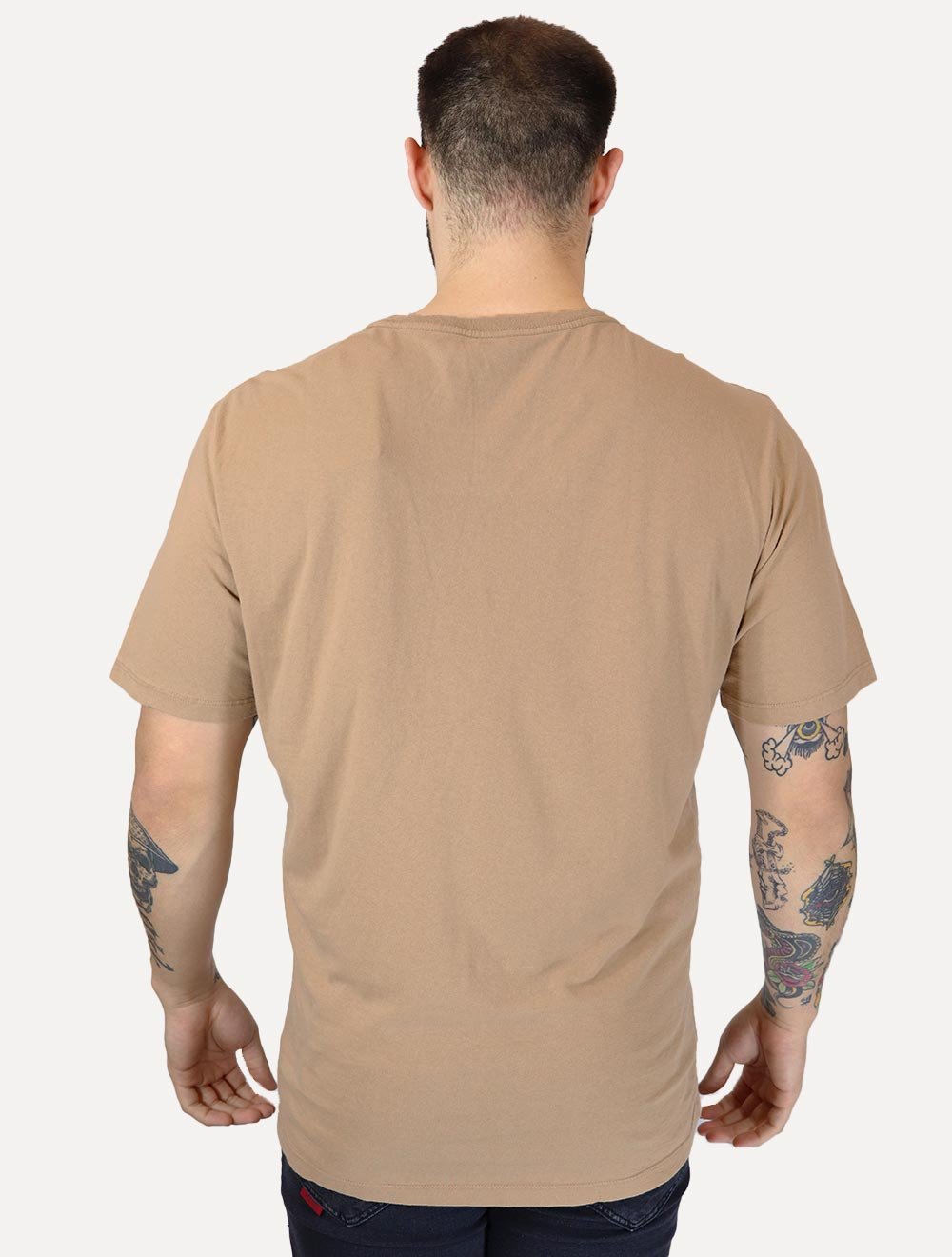 Camiseta Von der Volke Masculina Origineel New Style Cáqui