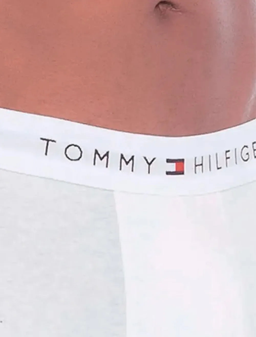 Cueca Tommy Hilfiger Cotton Stretch Boxer Trunk Marinho/Branca Pack 2UN