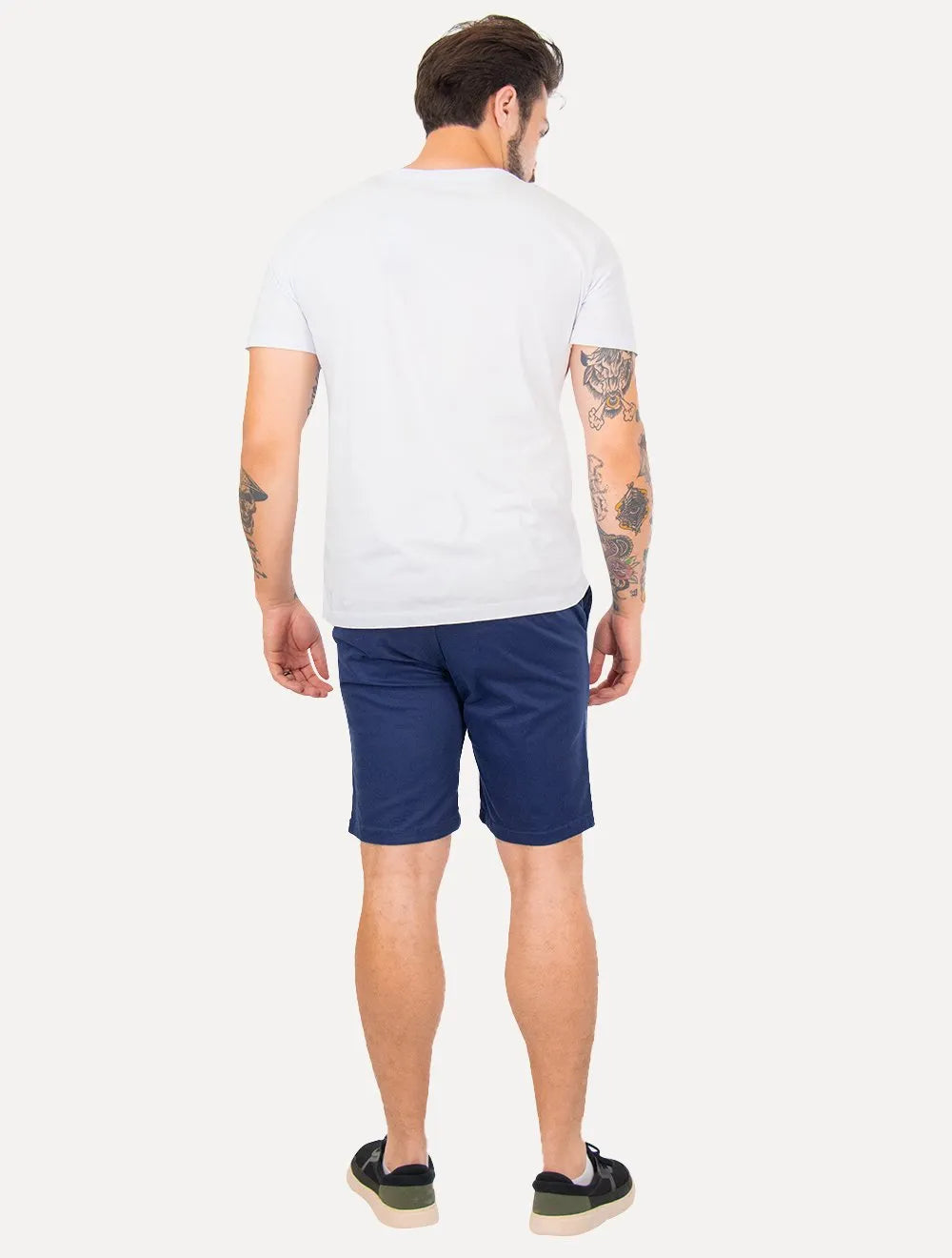 Bermuda Ralph Lauren Masculina Sarja Chino Azul Royal