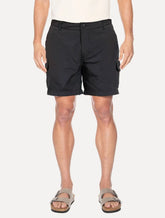 Bermuda Aramis Masculina Cargo Tec Rubber Tag Preta