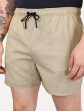 Short Reserva Masculino Beachwear Basico Textura Cáqui