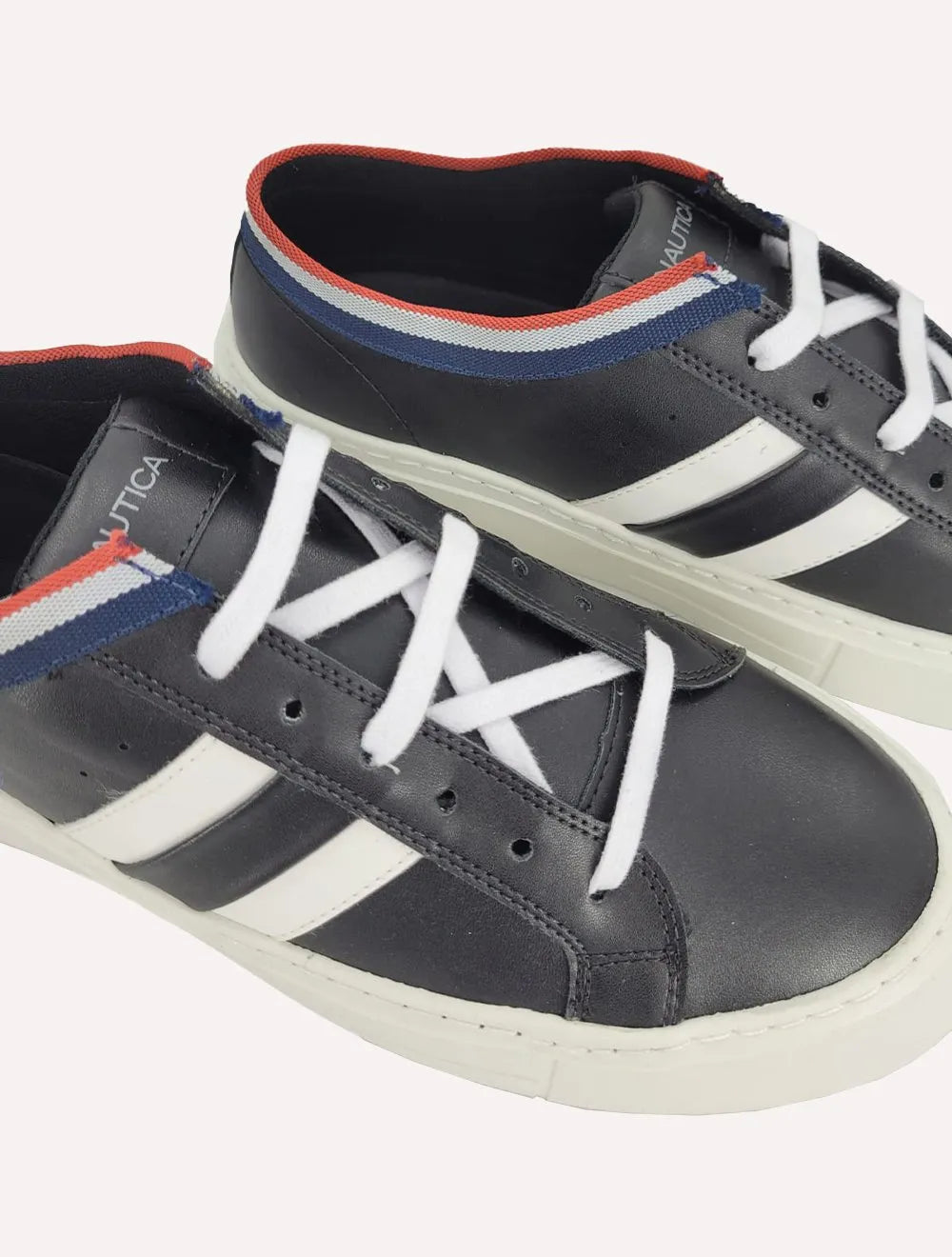 Tênis Nautica Masculino Firenze Listrado Preto