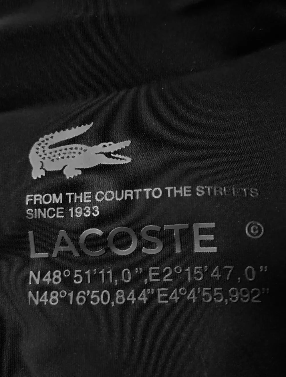 Jaqueta Lacoste Masculina Hoodie Waterproof Track Sport Preta