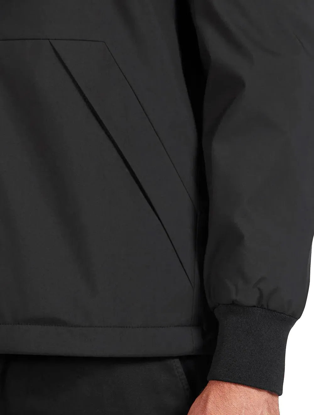 Jaqueta Aramis Masculina Nylon Dupla Face Hoodie Liquid Repeller Preta