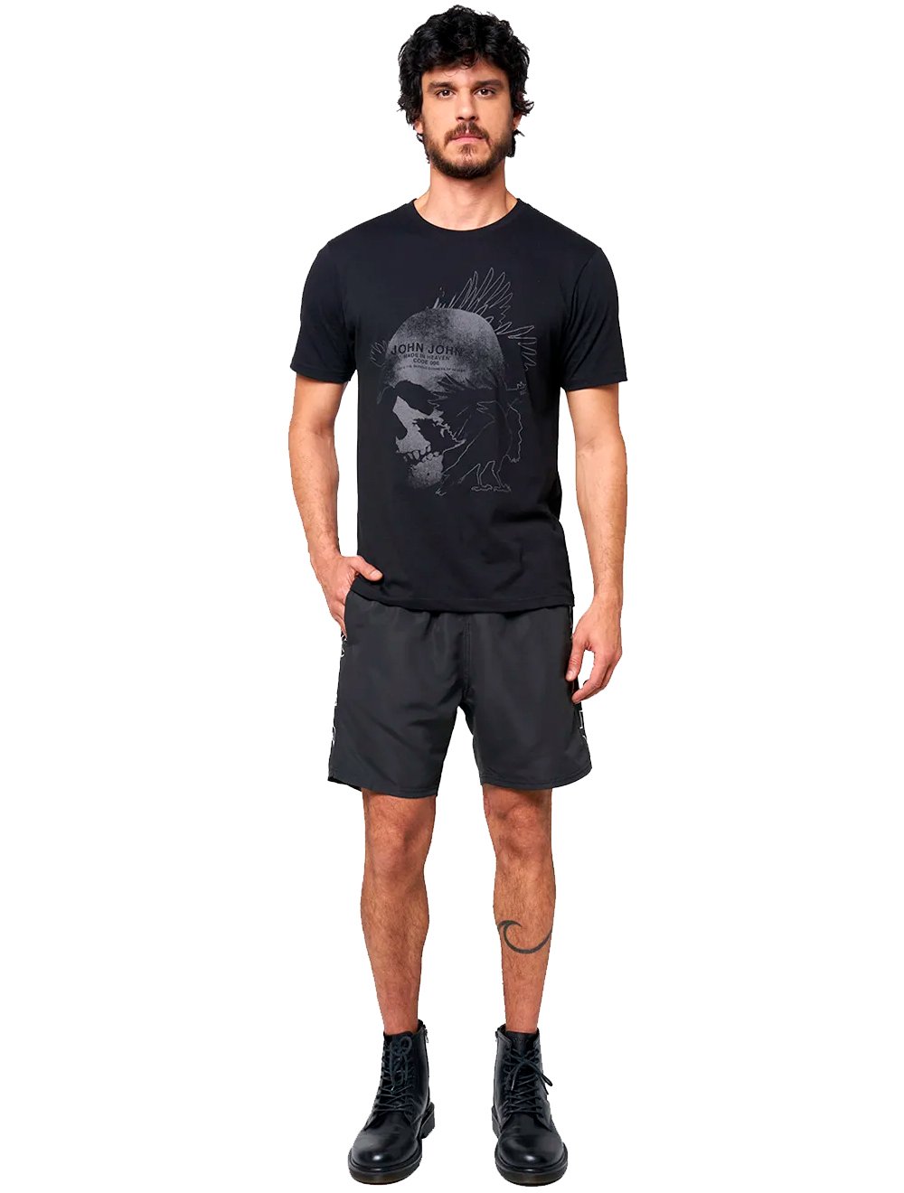 Short John John D'Água Masculino Lost In Japan Preto