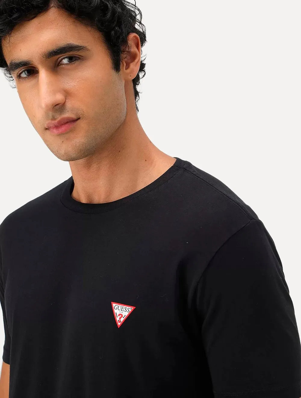 Camiseta Guess Masculina Original Small Triangle Preta