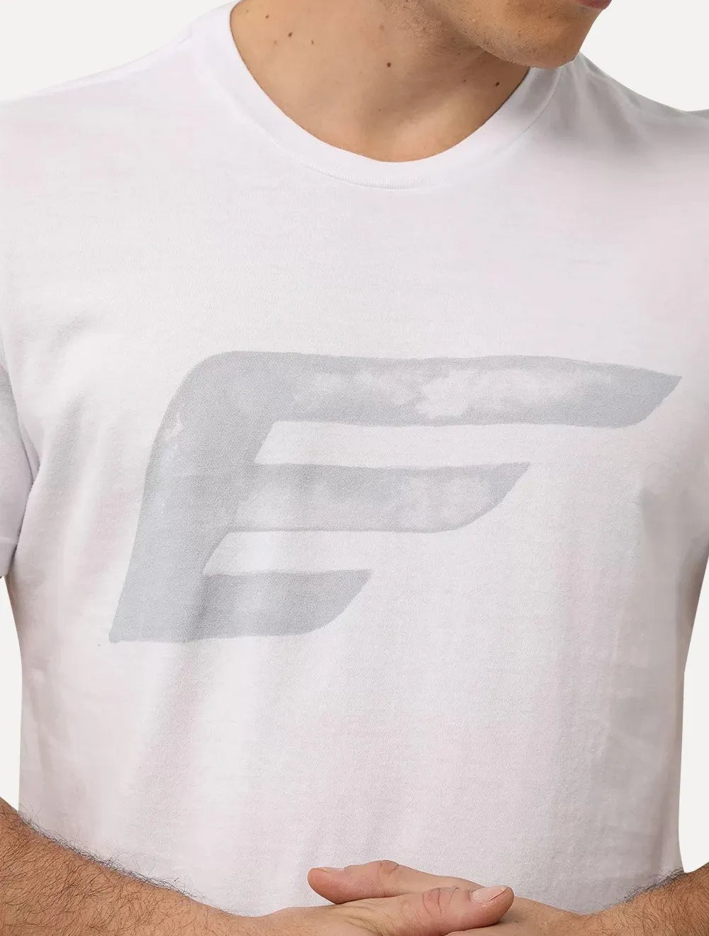 Camiseta Ellus Masculina Cotton Fine Maxi Easa Classic Branca