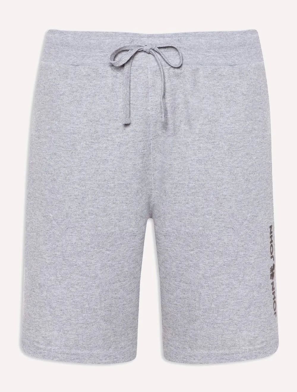 Bermuda John John Masculina Moletom New Basic Cinza Mescla