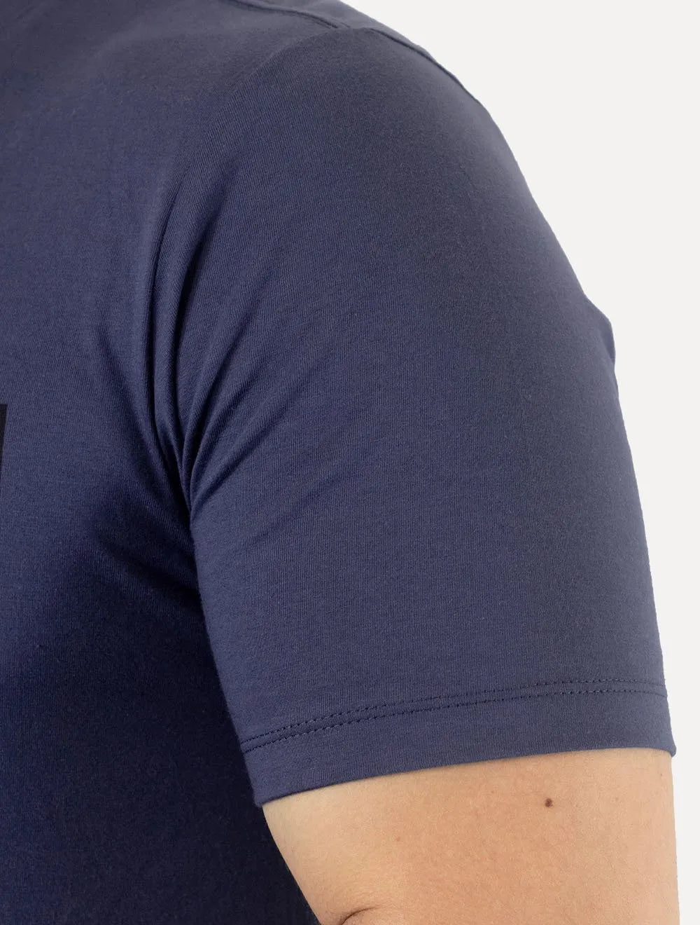 Camiseta John John Masculina JJ Basic Logo Rusty Azul Médio