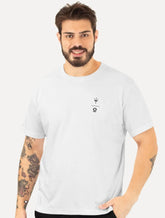 Camiseta Osklen Masculina Regular Big Shirt Watery Worlds Branca