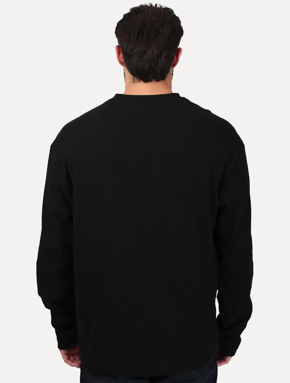 Camiseta Osklen Masculina Manga Longa Maxitexture Preta