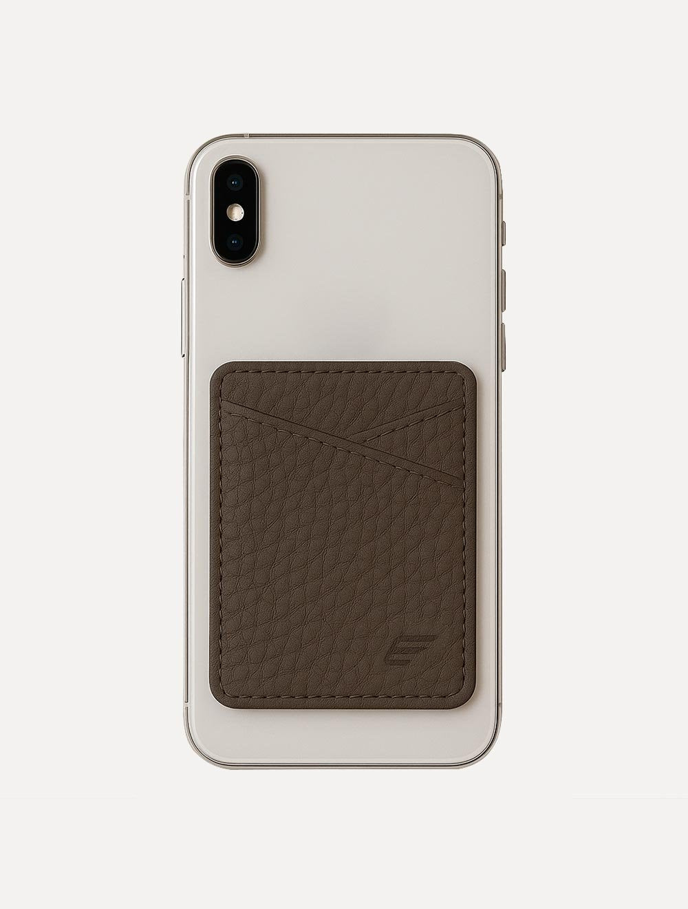 Carteira Ellus Masculina Porta-Cartão Couro Celular Marrom