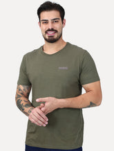 Camiseta John John Masculina Slim Fit Flame Verde Militar