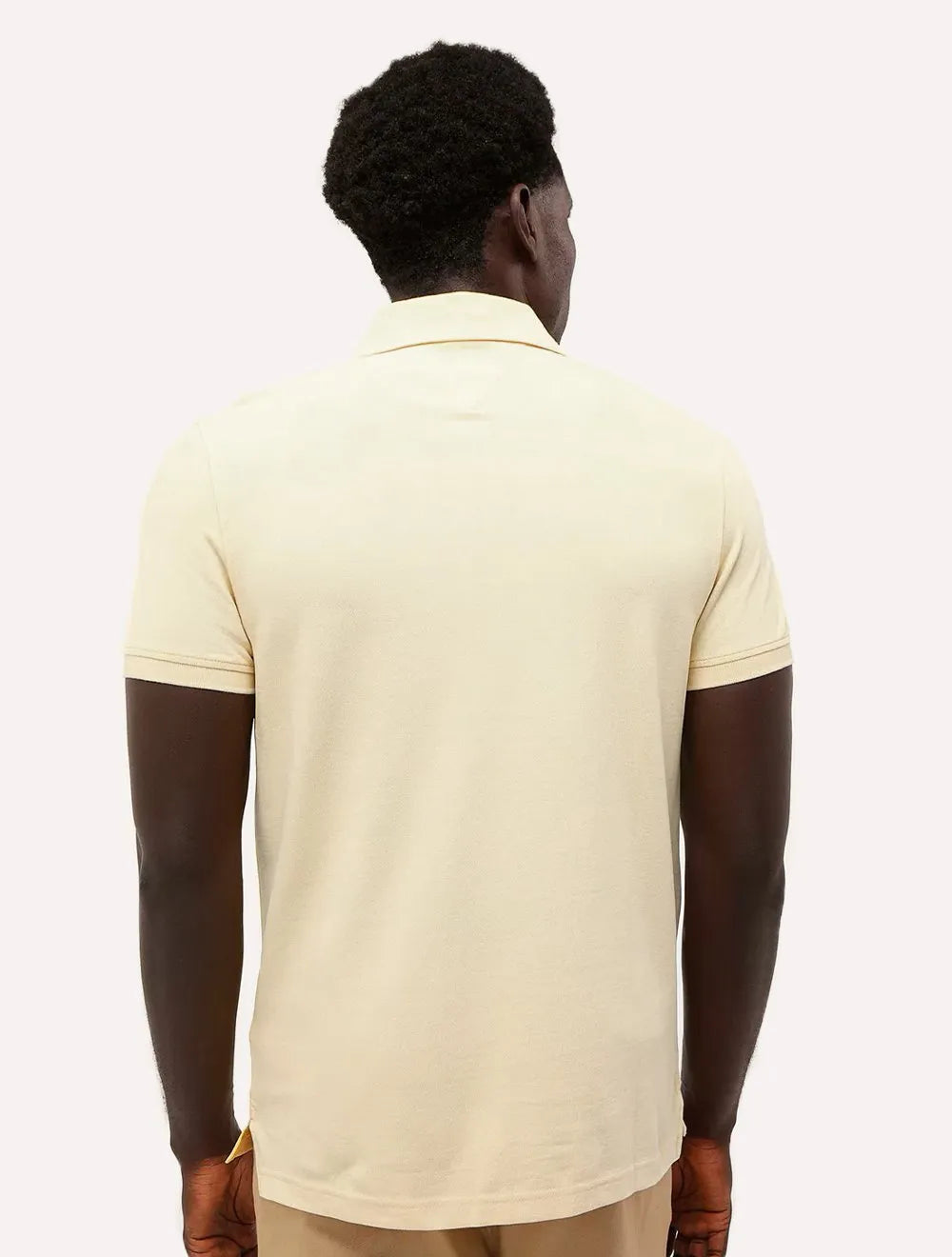 Polo Tommy Hilfiger Masculina Regular Piquet 1985 Areia