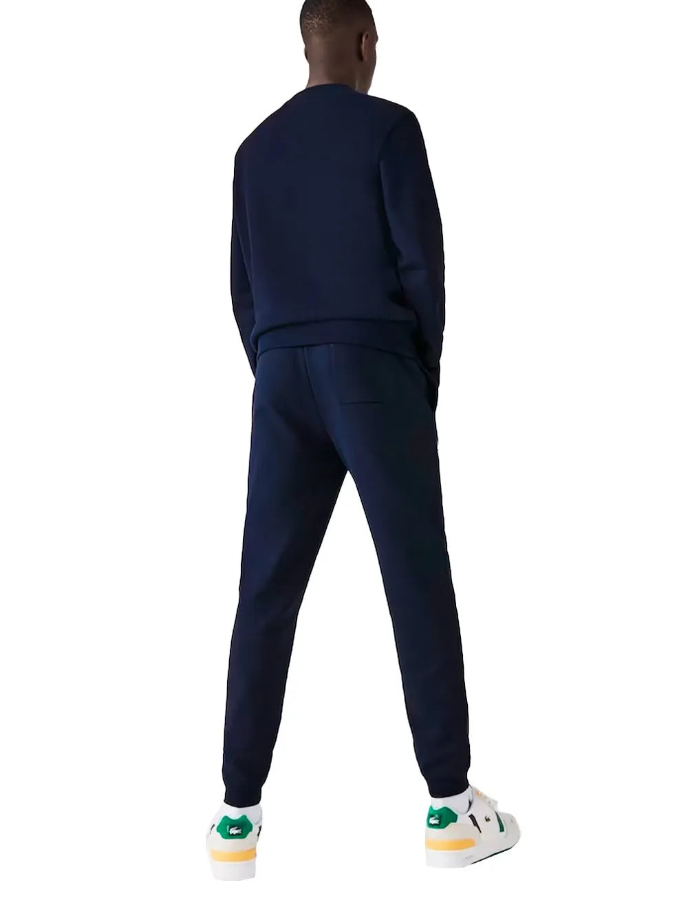 Calça Lacoste Moletom Masculina Croco Logo 1927 Azul Marinho
