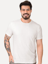 Camiseta Calvin Klein Jeans Masculina Soft CK Logo Off-White