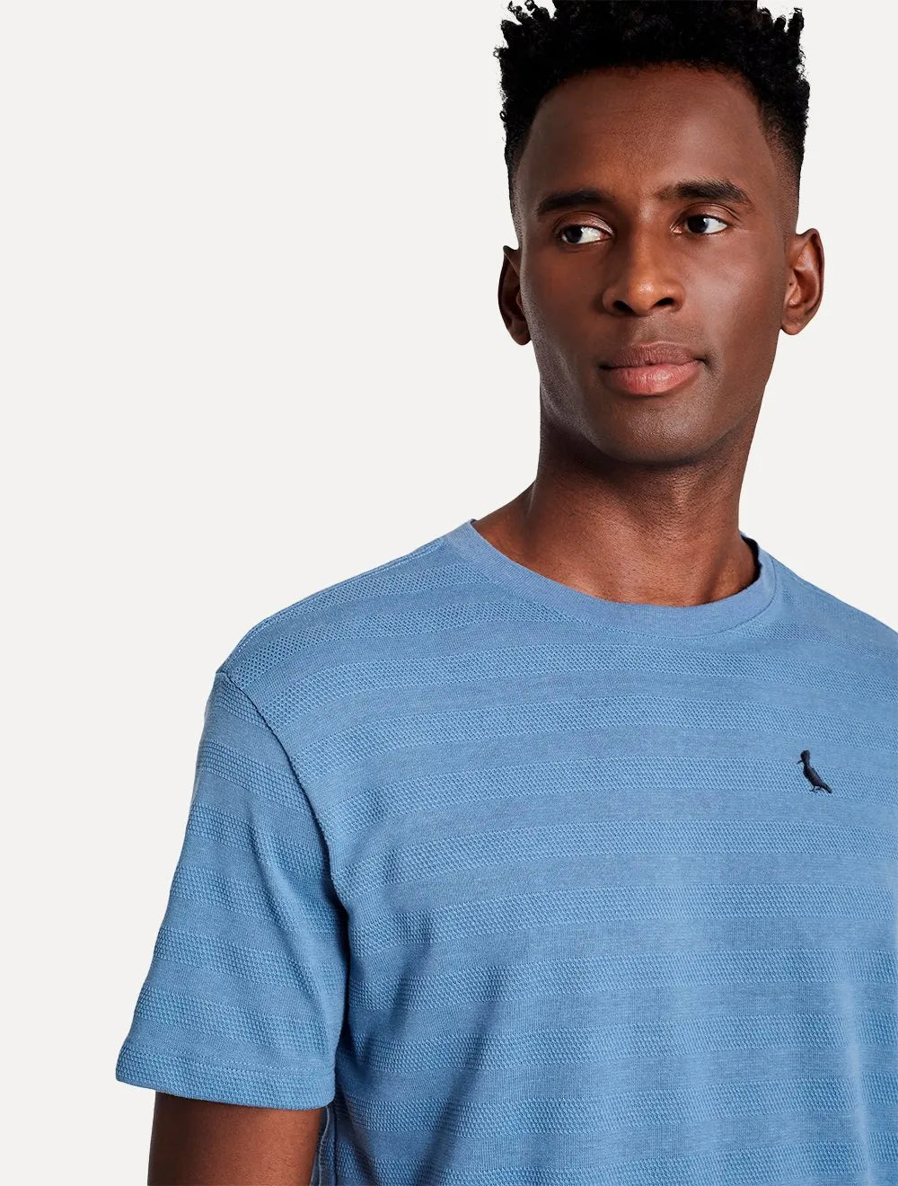 Camiseta Reserva Masculina Listra Aragem Maq Azul Jeans