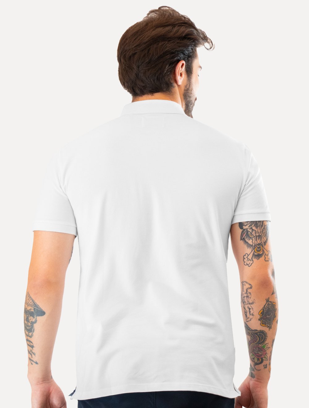 Polo Original Penguin Masculina Piquet Classic Branca