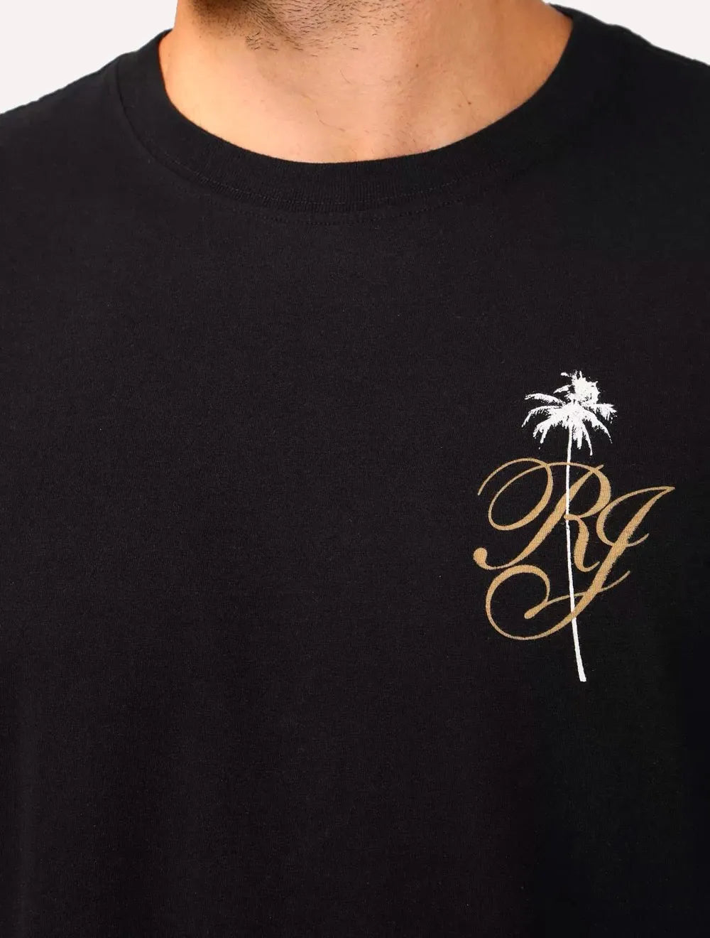 Camiseta Osklen Masculina Regular Vintage Coqueiro RJ Preta