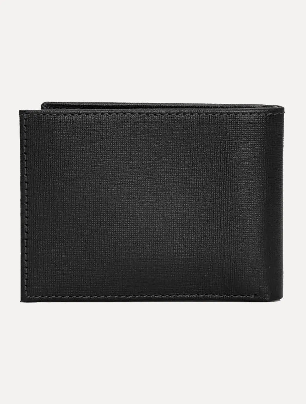 Carteira Aramis Masculina Couro Saffiano Preta