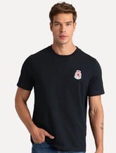 Camiseta Tommy Hilfiger Masculina Regular Crest Azul Marinho
