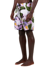 Bermuda Osklen Masculina D'Água Surf Aguapé Light Big Rosa Off-White