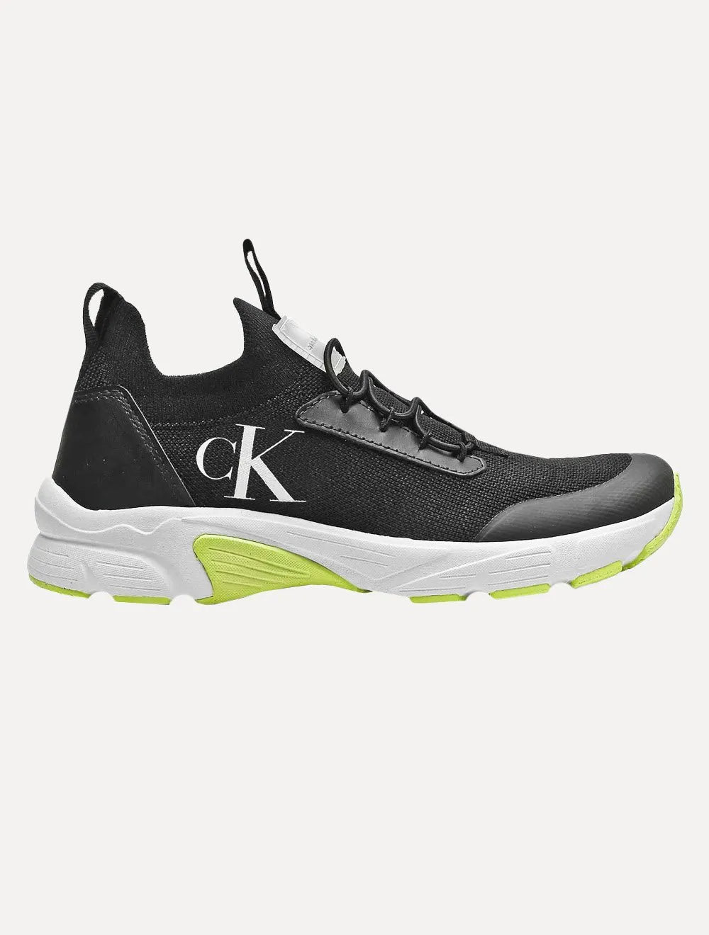 Tênis Calvin Klein Jeans Masculino CKJ Baixo New Runner Knitt Preto