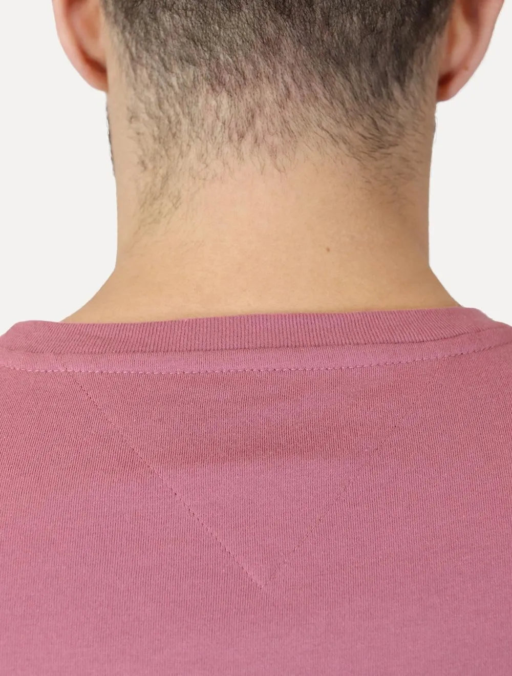 Camiseta Tommy Hilfiger Masculina Stack Brand Love Rosa Médio