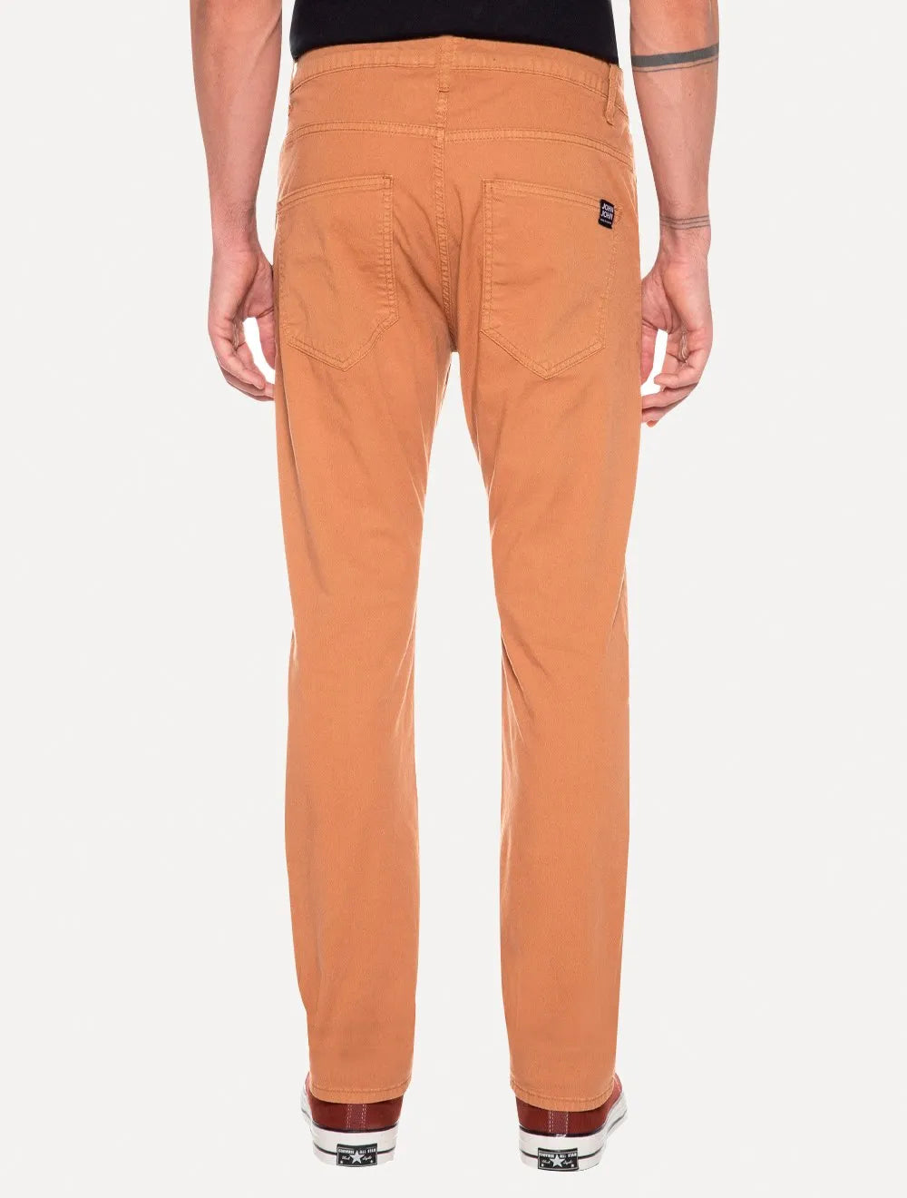 Calça John John Sarja Masculina Slim Alasca Marrom Claro