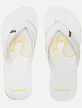 Chinelo Reserva Masculino Pica-Pau Waves Branco