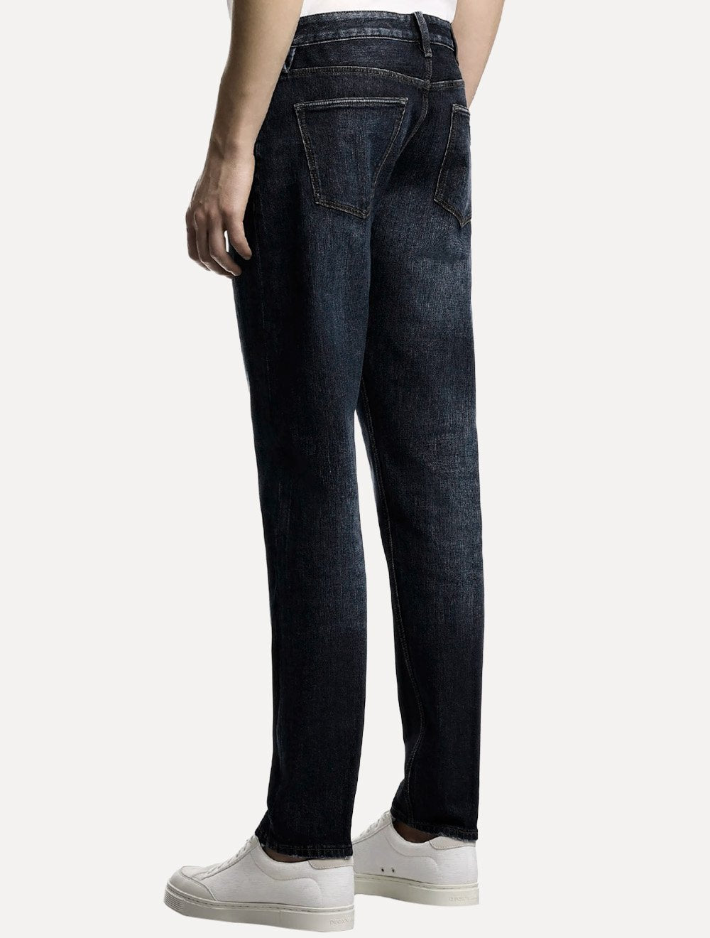 Calça Jeans Empório Armani Masculina J06 Slim Fit 5 Pockets Azul Escuro