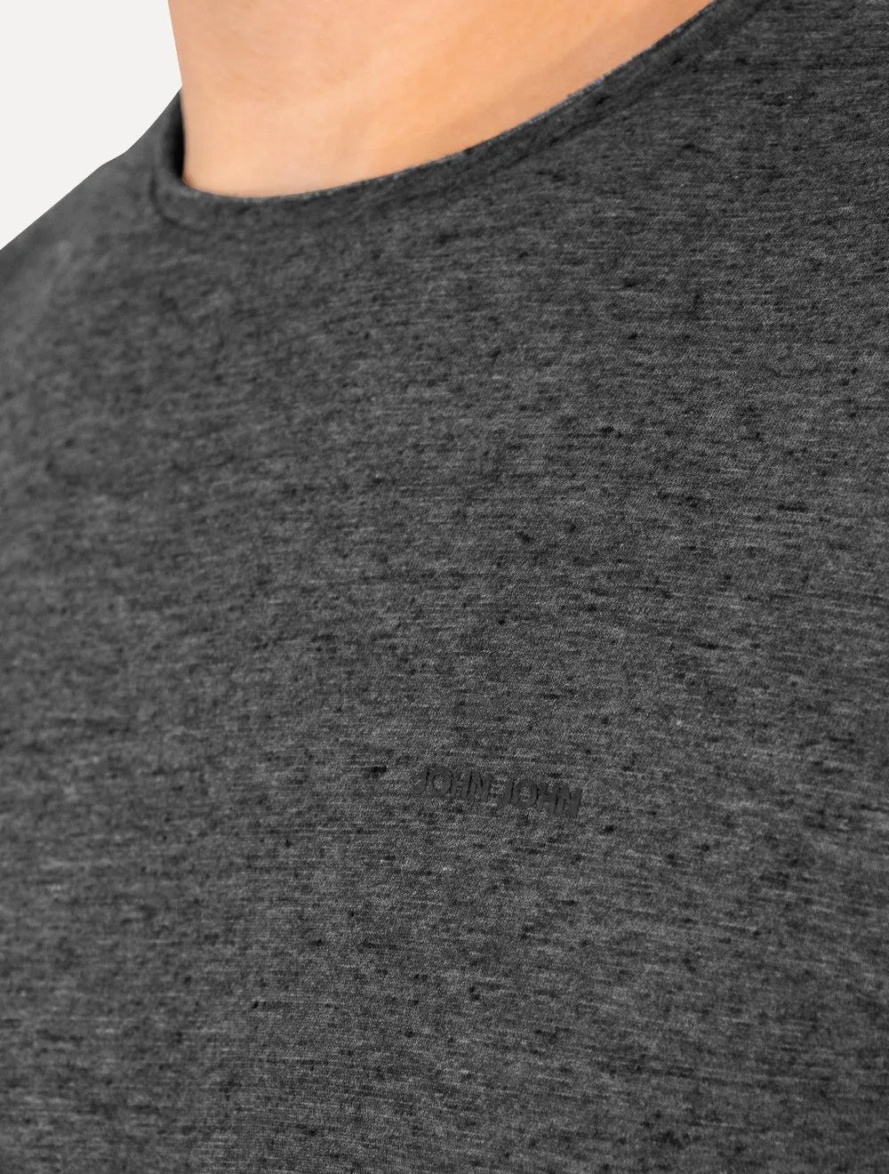 Camiseta John John Masculina Regular Single Basic Chumbo Mescla