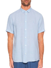 Camisa Reserva Masculina Manga Curta Nova Paraty Azul Médio