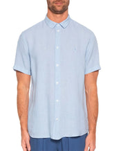 Camisa Reserva Masculina Manga Curta Nova Paraty Azul Médio