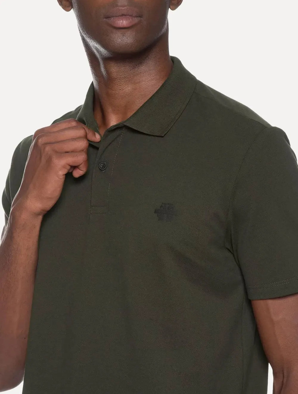 Polo John John Masculina Light Transfer Verde Escuro