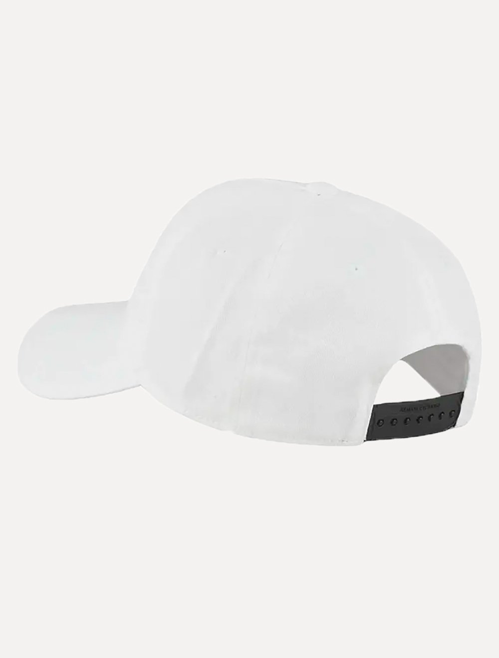 Boné Armani Exchange Cotton Twill Embroidered Logo Branco