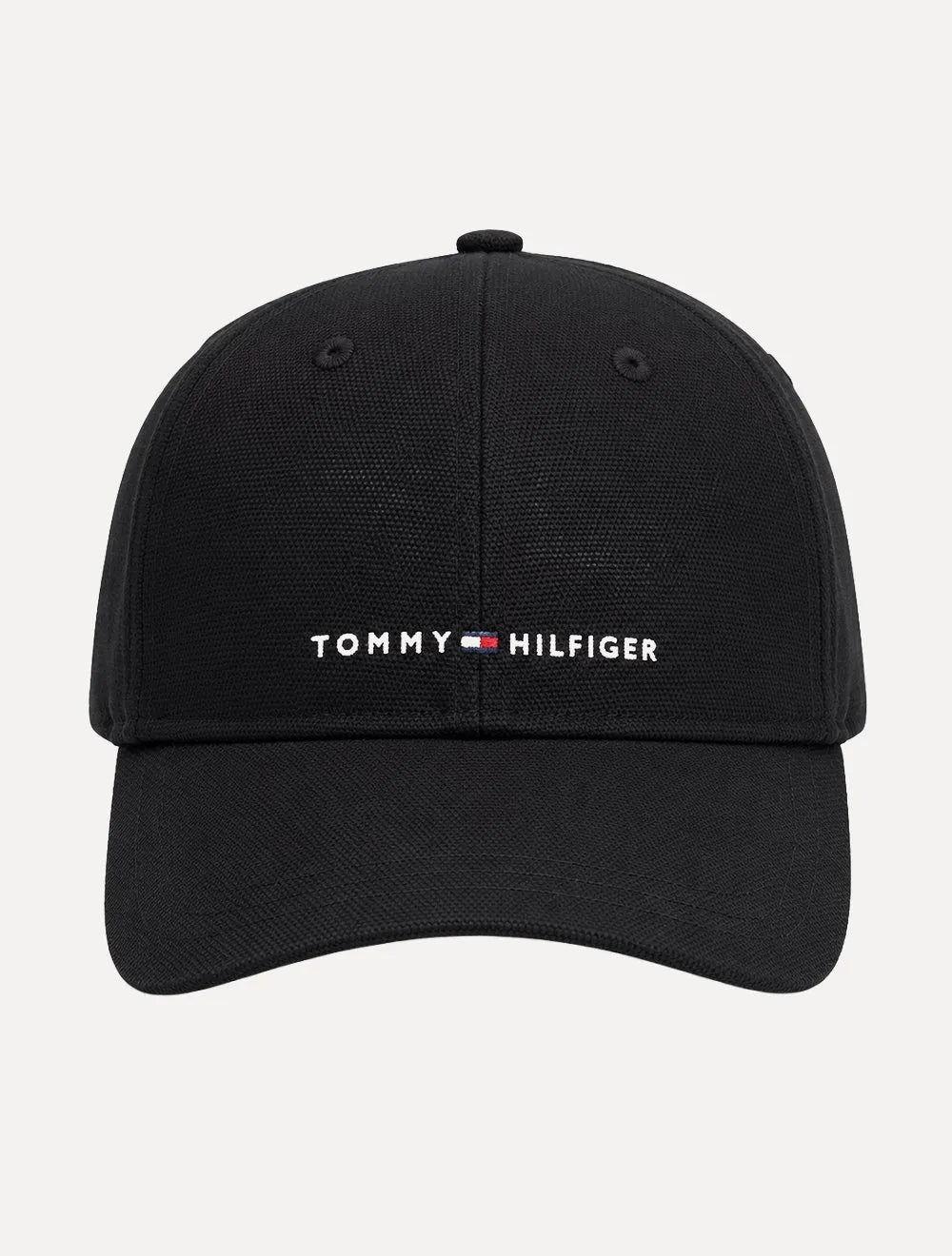 Boné Tommy Hilfiger Masculino Foundation 6 Panel Preto