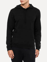 Moletom Calvin Klein Jeans Masculino Hoodie CKJ Logo Manga e Etiqueta Preto