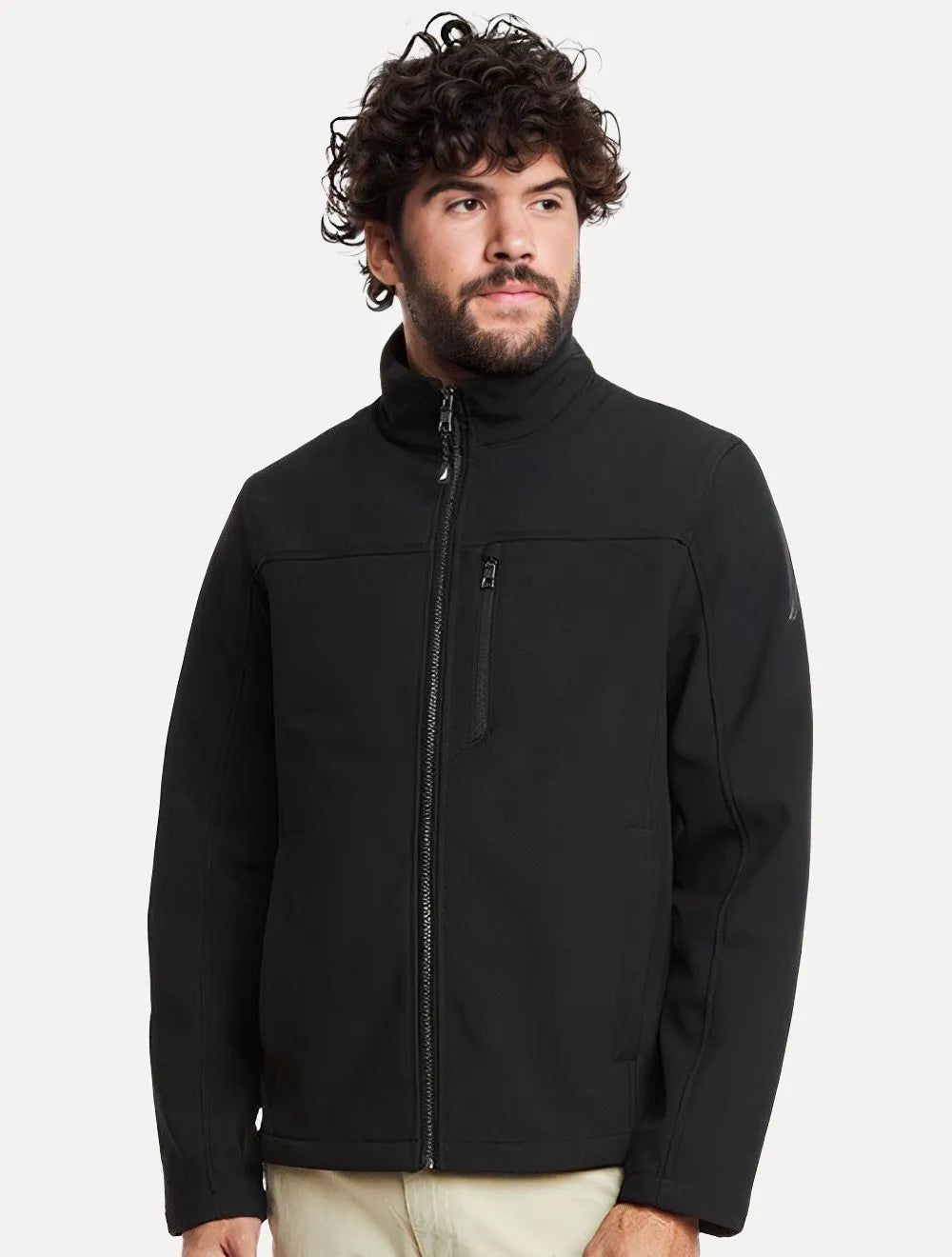 Jaqueta Nautica Masculina Rainbreaker Active Stretch Preta