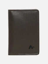 Carteira Aramis Masculina Couro Slim Basic Vertical Marrom Café