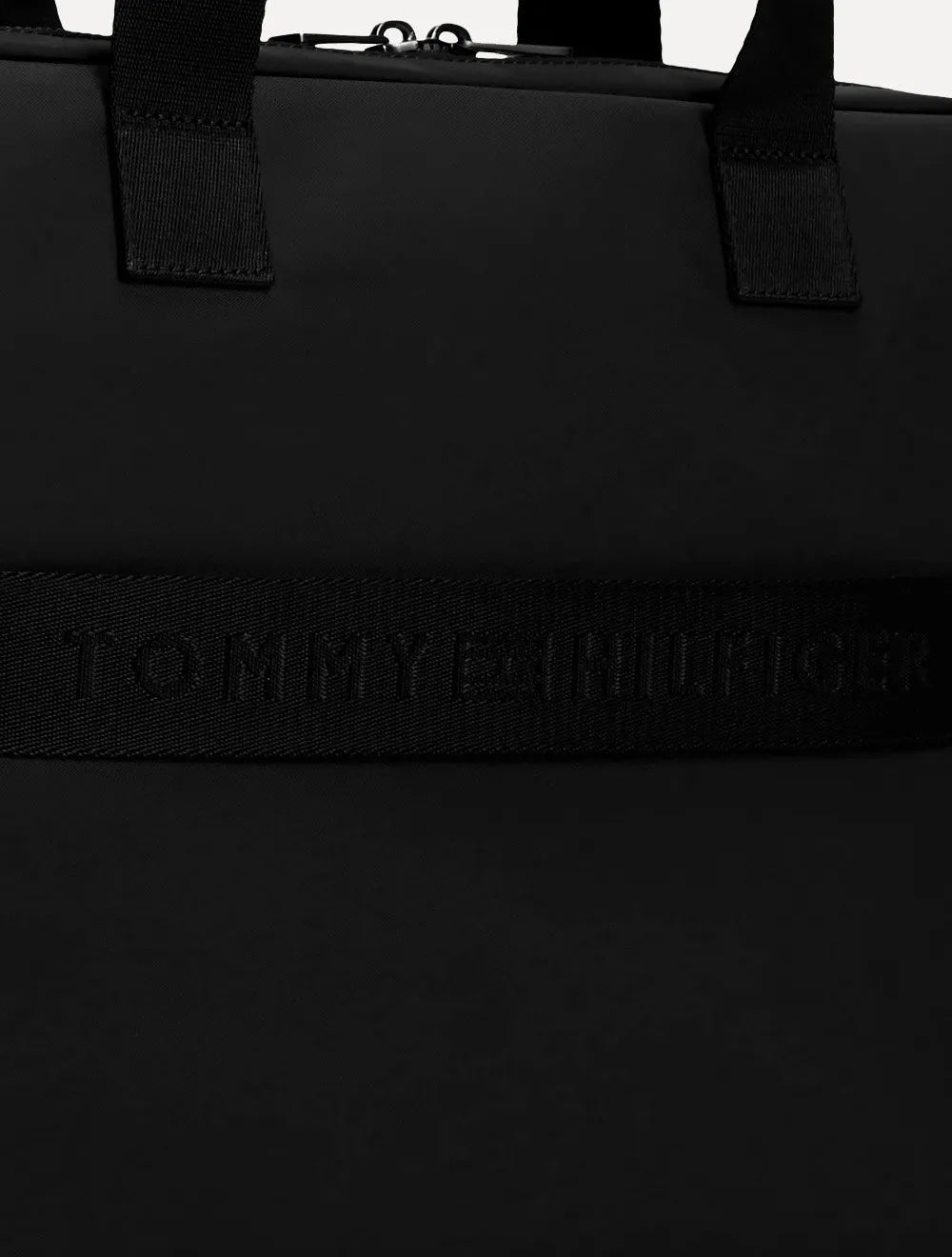 Bolsa Tommy Hilfiger Masculina Notebook Repreve Bag Preta