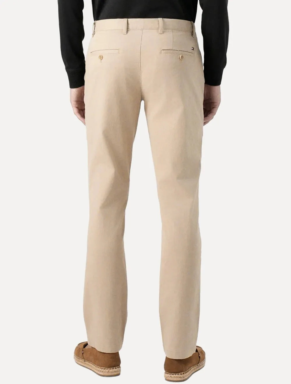 Calça Tommy Hilfiger Masculina Straight Fit Denton Essential Cáqui